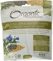 Organic Traditions Organic Sprouted Chia/Flax Seed Powder 8 oz Pkg - $11.87
