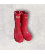 Hunter Kid&#39;s Original Classic Glitter Girls Rain Boot Pink Sz Uk 12 US 1... - €31,72 EUR