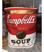 Campbell’s Soup Can 1997 Pop Art RARE Andy Warhol Style Bag Vintage Back... - $105.85