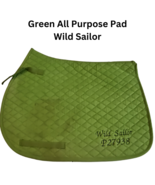 Wild Sailor All Purpose Green English Riding Saddle Pad USED - £8.83 GBP