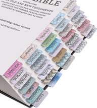  Spanish Bible Tabs, 75 Tabs, Laminated Bible Tabs for Women and Men, Bi... - $10.67