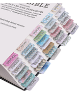  Spanish Bible Tabs, 75 Tabs, Laminated Bible Tabs for Women and Men, Bi... - $10.67