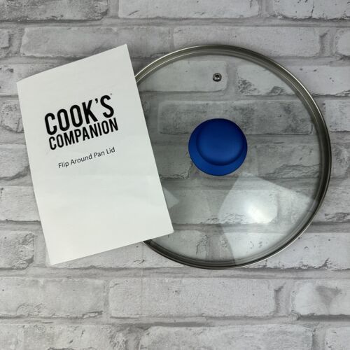 Cooks Companion Round Look Lid Scuba Blue 10" New In Original Box - $14.50