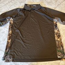 Red Head Shirt Men's XL Brown Camo Sides Short Sleeve Polo Collared Pull... - $12.41