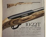 1996 Ruger 10/22T Vintage Print Ad Advertisement pa12 - $7.91