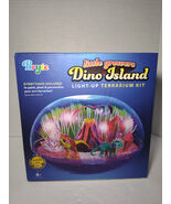 Dino Island TERRARIUM Create a Dino Habitat with Real Plants, Volcano LE... - €21,08 EUR