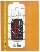 Coke Chameleon Size Coca Cola Vanilla ZERO 12 oz CAN Soda Machine Flavor Strip - £2.34 GBP