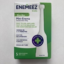 Enemeez Kids DocuSol Constipation Relief Mini Enemas, 5 Count, Exp 2026 - £10.15 GBP
