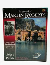 The Artwork of Martin Roberts Little Red Rowboat 500 Piece Puzzle Sealed - $12.73