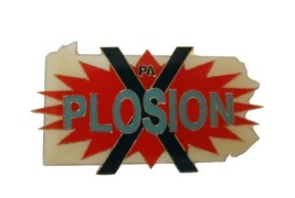 PA X-Plosion Fast Pitch Softball Enamel Over Metal Pin - $4.99