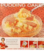 1959 Betty Crocker Lemon Pudding Cake Mix Advertisement Baking Dessert D... - €25,83 EUR