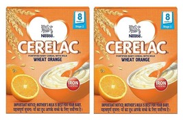 Nestlé Cerelac Fortified Baby Cereal with Milk – 8 Months+, Stage 2, Wheat Orang - £29.85 GBP