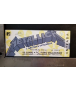 METALLICA - VINTAGE JUNE 18, 1993 MADRID, SPAIN MINT WHOLE CONCERT TICKET - $34.00