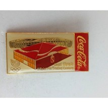 Vintage Coca-Cola Seoui Olympic Official Pin Trading Centers Lapel Hat Pin - $230.91 MXN