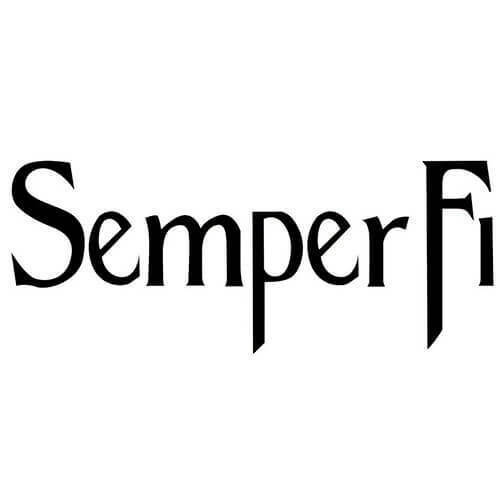 2x US Marine Corps Semper Fi Decal Sticker Different color & size for Car/Window