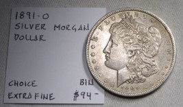 1891-O Silver Morgan Dollar CH XF Coin AM758 - £73.23 GBP
