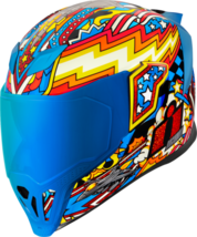 Icon Adult Airflite Fly Boy Helmet Blue XL - £240.31 GBP