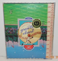 eeBoo Keepsake hanging baseball growth chart new in box 37 Stickers - $24.04