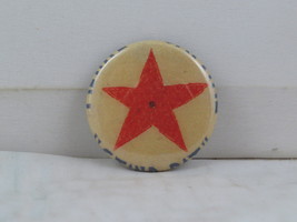 Punk Music Pin - Red Star Records Company Logo - Celluloid Pin  - $19.00