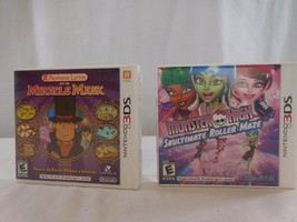 Professor Layton and the Miracle Mask (Nintendo 3DS, 2012) Complete + Monster Hi - £56.98 GBP