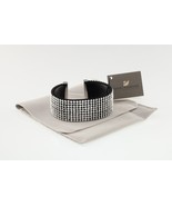 Daniel Swarovski Thin Rigid Cuff Crystal Bracelet w/ Original Box and Pouch - £77.86 GBP