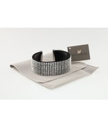 Daniel Swarovski Thin Rigid Cuff Crystal Bracelet w/ Original Box and Pouch - $135.76 CAD