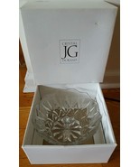 NIB J G Durand Cathederal Lead Crystal Glass Bowl  9&quot; Made in France - $55.45 MXN
