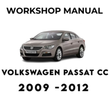 VOLKSWAGEN VW PASSAT CC 2009 2010 2011 2012 SERVICE REPAIR WORKSHOP MANUAL - $7.81