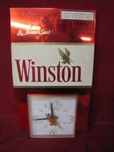 Collectable Working Winston Cigarrette Advertisement Clock - £61.23 GBP