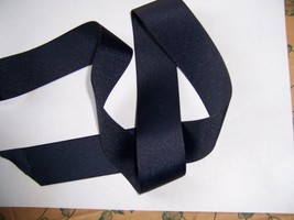 100 Yds 1 1/2&quot; Width Black Grosgrain Ribbon Trim Jackets, Suits Crafts Decor - £26.88 GBP
