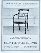SHAW FURNITURE COMPANY - 1931 Vintage Print Ad - Showrooms - Factory - C... - $13.81 CAD