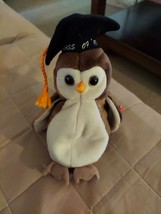 TY Beanie Babies &quot;WISE&quot; Class of 1998 Graduation OWL Bird - MWMTs! PERFE... - $18.00