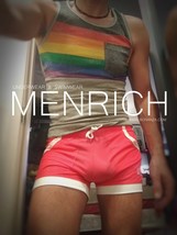 N2N Bodywear Fun Short. PINK/WHITE. Xlarge. New. Rare. Gay Interest!!! - $75.00