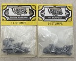 Woodland Scenics 14 Stumps S32 S31 Sealed Pack lot of 2 New Old Stock - £9.61 GBP