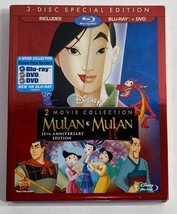 Mulan/Mulan II - 2 Pack (Blu-ray/DVD, 2013, 3-Disc Set, Special Edition) - £7.12 GBP