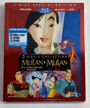 Mulan/Mulan II - 2 Pack (Blu-ray/DVD, 2013, 3-Disc Set, Special Edition) - £6.68 GBP