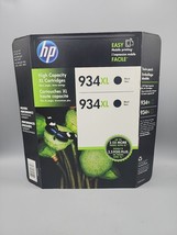 Genuine HP 934XL High Capacity Ink Cartridge 2-Pack - Black 10/2016 - $12.45