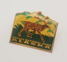 Denali National Park Alaska Souvenir Collectible Lapel Hat Pin Pinchback... - $19.60