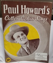PAUL HOWARD - VINTAGE ORIGINAL 1945 SONG FOLIO / SOUVENIR PROGRAM - VG C... - $20.00