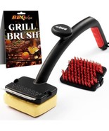 BBQtrips Bristle-Free Grill Brush Set (3-in-1) w/ Aramid &amp; Nylon Heads - €25,32 EUR