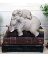 Ebros Sleeping Pachy Family Safari Elephant With Calf Shelf Snoozer Figu... - $409.55 MXN