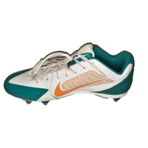 Nike NFL Miami Dolphins Men&#39;s Alpha Pro Fly Wire Football Detach Cleats 14 NWT - £43.28 GBP