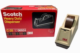 Scotch Heavy Duty Tape Dispenser C-25 Handles Tape to 1" width 3M New in OpenBox - $53.99