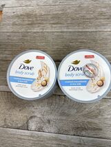 2PK Dove Exfoliating Body Polish Body Scrub Macadamia Rice Milk 10.5oz - $23.66