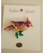 COLORFUL BIRD PIN/BROOCH - $8.20 CAD
