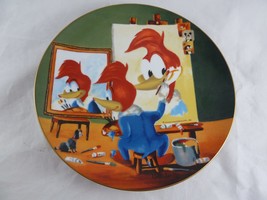 Vintage Woody Woodpecker Triple Self Portrait Collector Plate Walter Lantz 1981# - £28.30 GBP