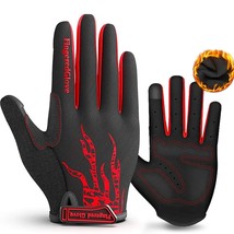 MTB Cycling Gloves Early Winter Mountain Bike Glove Warm Non-slip Bicycle Gloves - £84.53 GBP