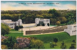 Postcard Open Air Theatre Brackenbridge Park San Antonio Texas - $2.96