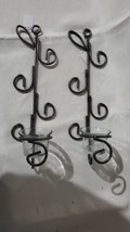 Set Of 2 Metal Tealight Votive Candle Wall Sconce - £15.95 GBP