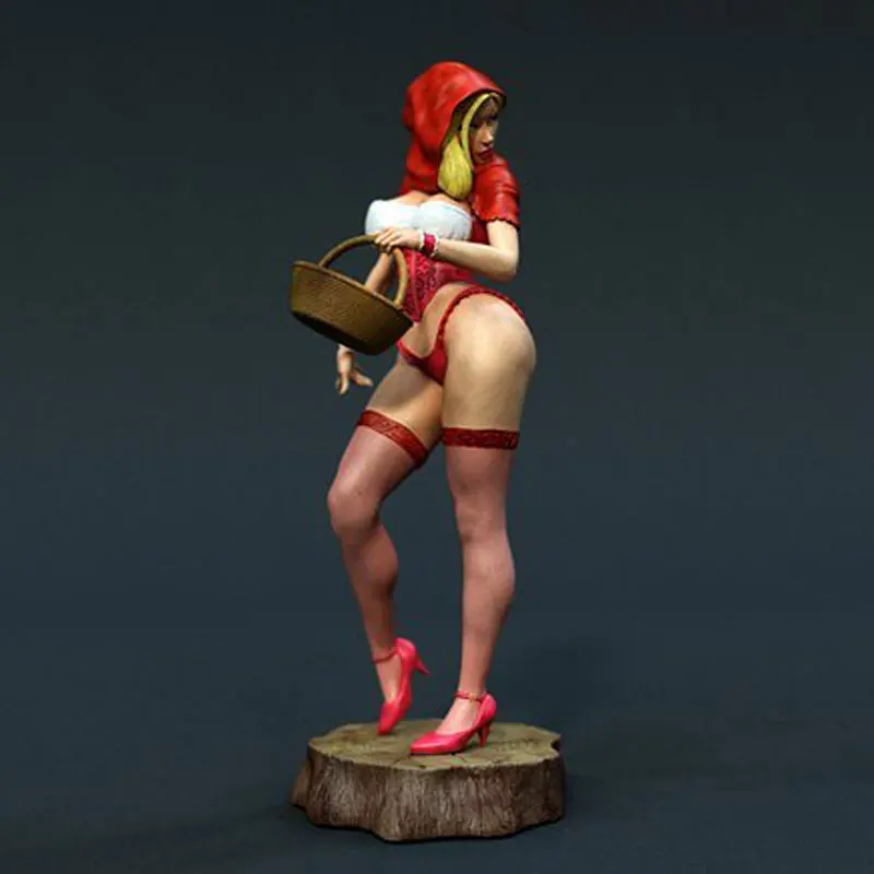 1/24 Scale 75mm Sexy Little Red Riding Hood NSFW Figures Model Kits Unpainted - £22.45 GBP